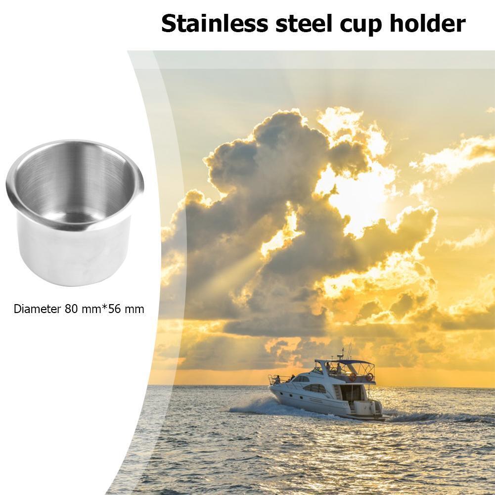 1pc Stainless Steel Cup Drinking Holder for Marine Boat Car Truck Camper