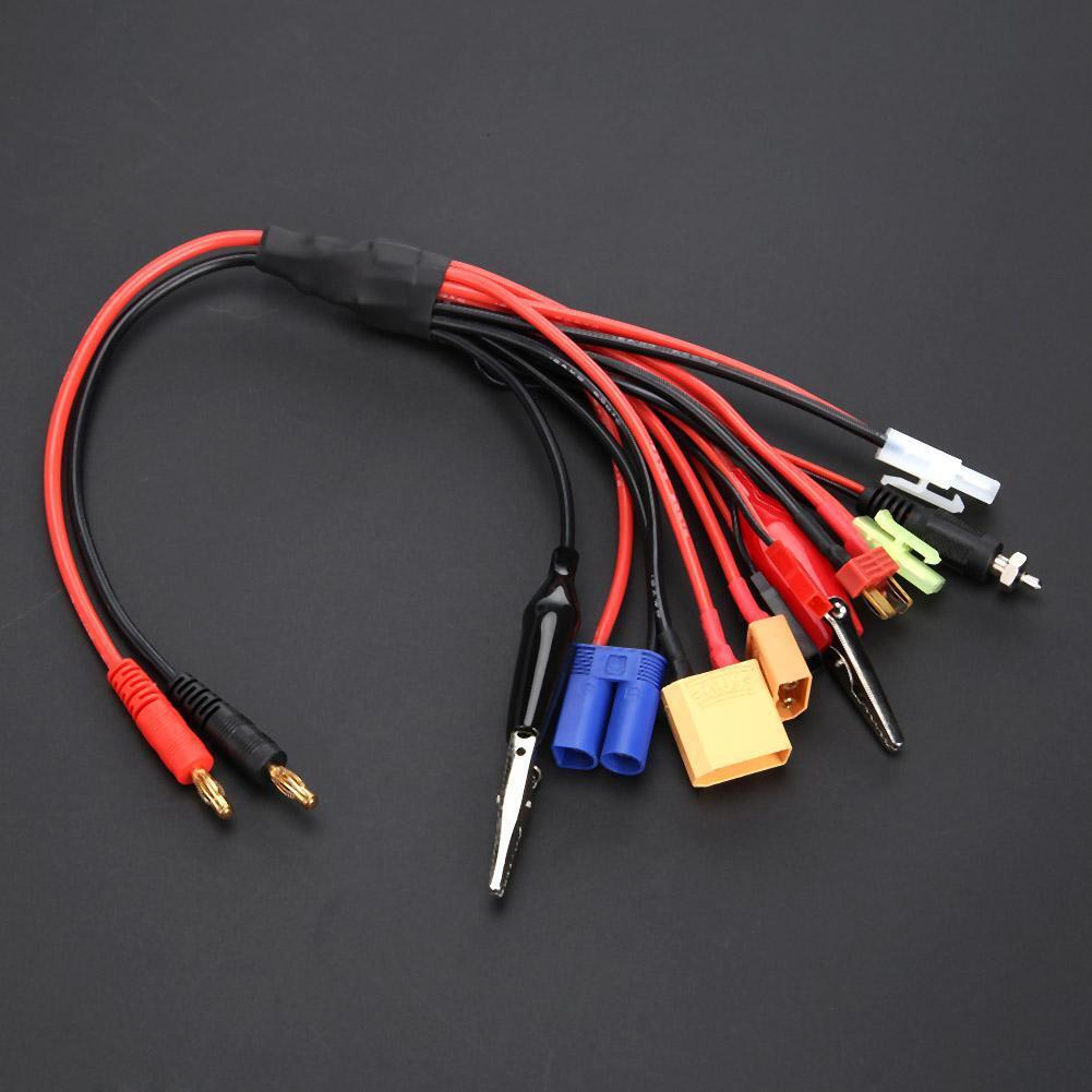 10 in 1 Lipo Battery Charger Multi Charging Plug Convert Cable for RC Car
