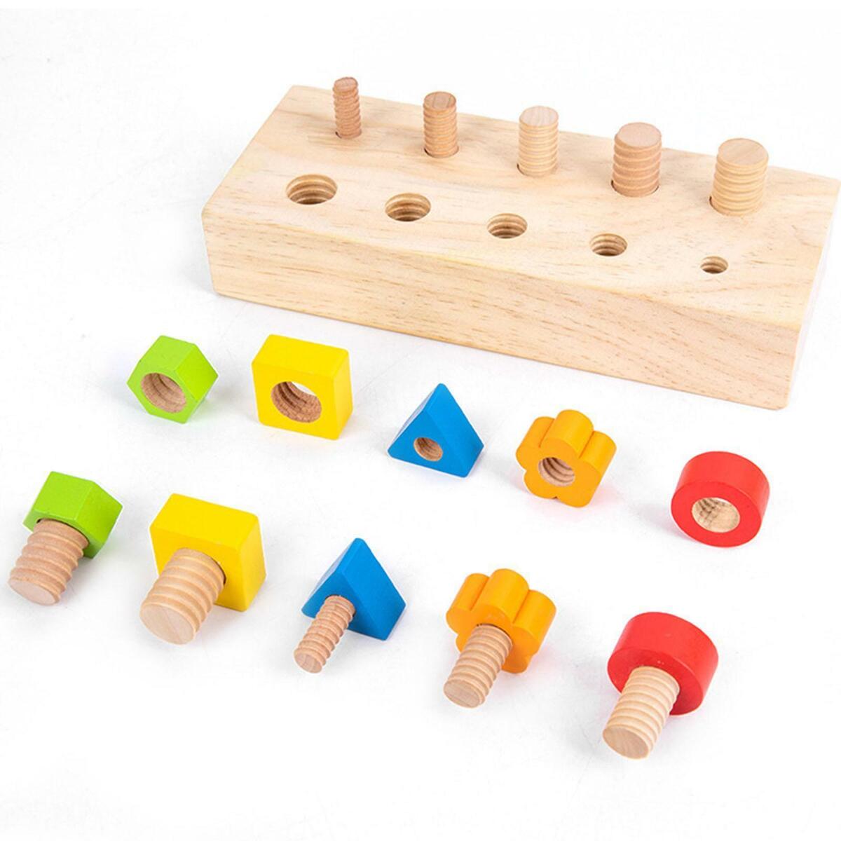 Montessori  Nuts and Bolts Board   for Holiday Gifts
