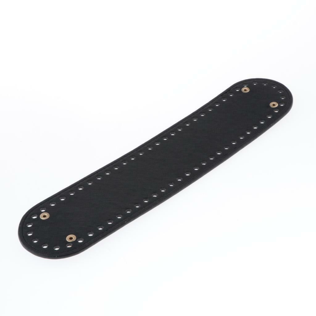 Crochet Knitting Bag Bottom Insert Pad Shaper Nail Cushion Black