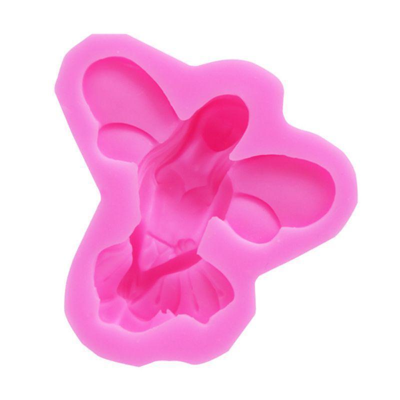 Fairy Angel Cake Silicone Mold Chocolate Fondant Cupcake Mould Craft Baking Tool