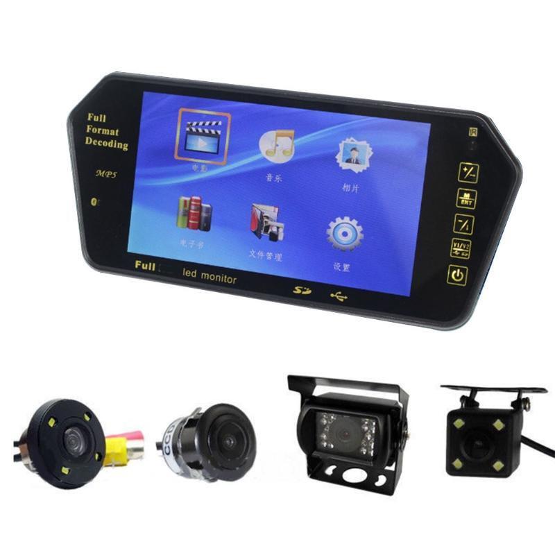 Car Assistant Monitor MP5 Display Rearview High Definition Screen Back-up Camera