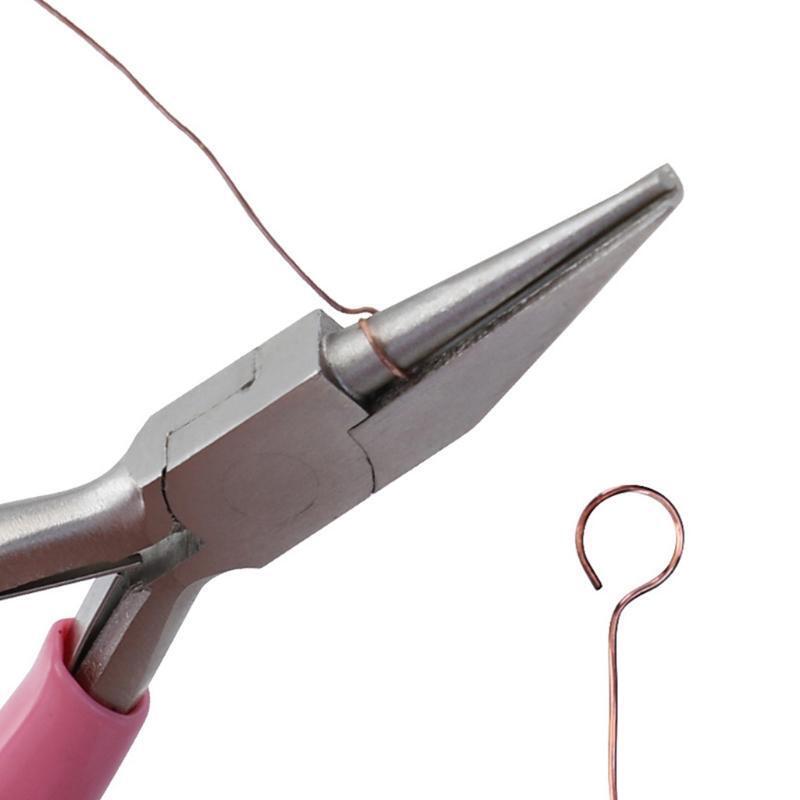 DIY Jewelry Pliers Tool Carbon Steel Jewelry Making Set Precision Pliers 8Pcs
