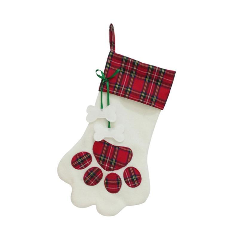 Household Decorative Xmas Socks Christmas Party Ornament for Office Home Dorm