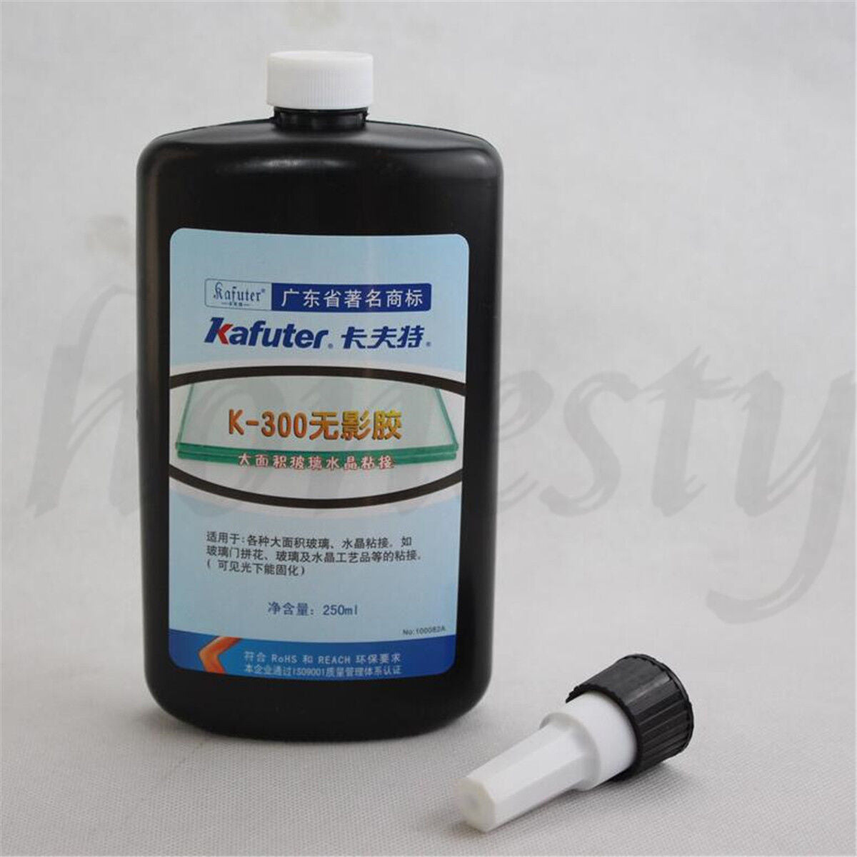 Kafuter Adhesive Glue Strong Bond Visible UV Repair Cure for Metal Plastic 50ml