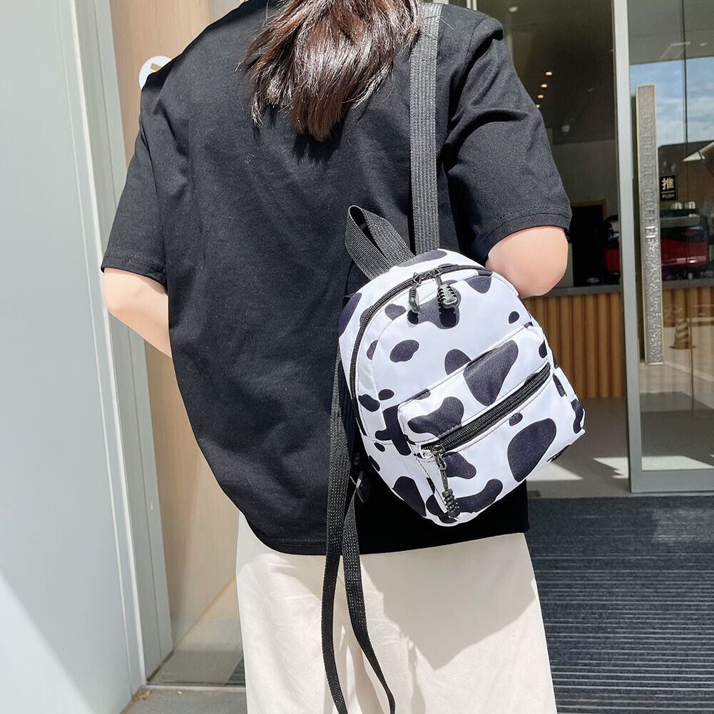 Fashion Women Animal Pattern Printing Backpack Casual Small Handbags (C)