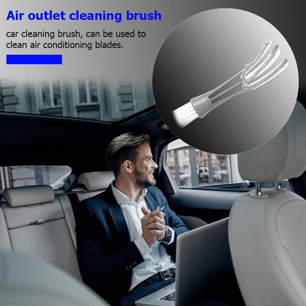 Car Clean Brush Versatile Vent Slit Brush Blinds Keyboard Cleaning Brush