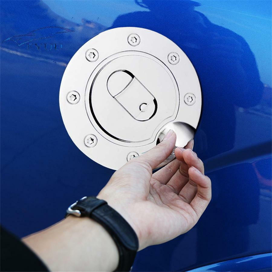 Triple Chrome Gas Fuel Tank Door Decoration Cover Trim For 2004-2008 Ford F150
