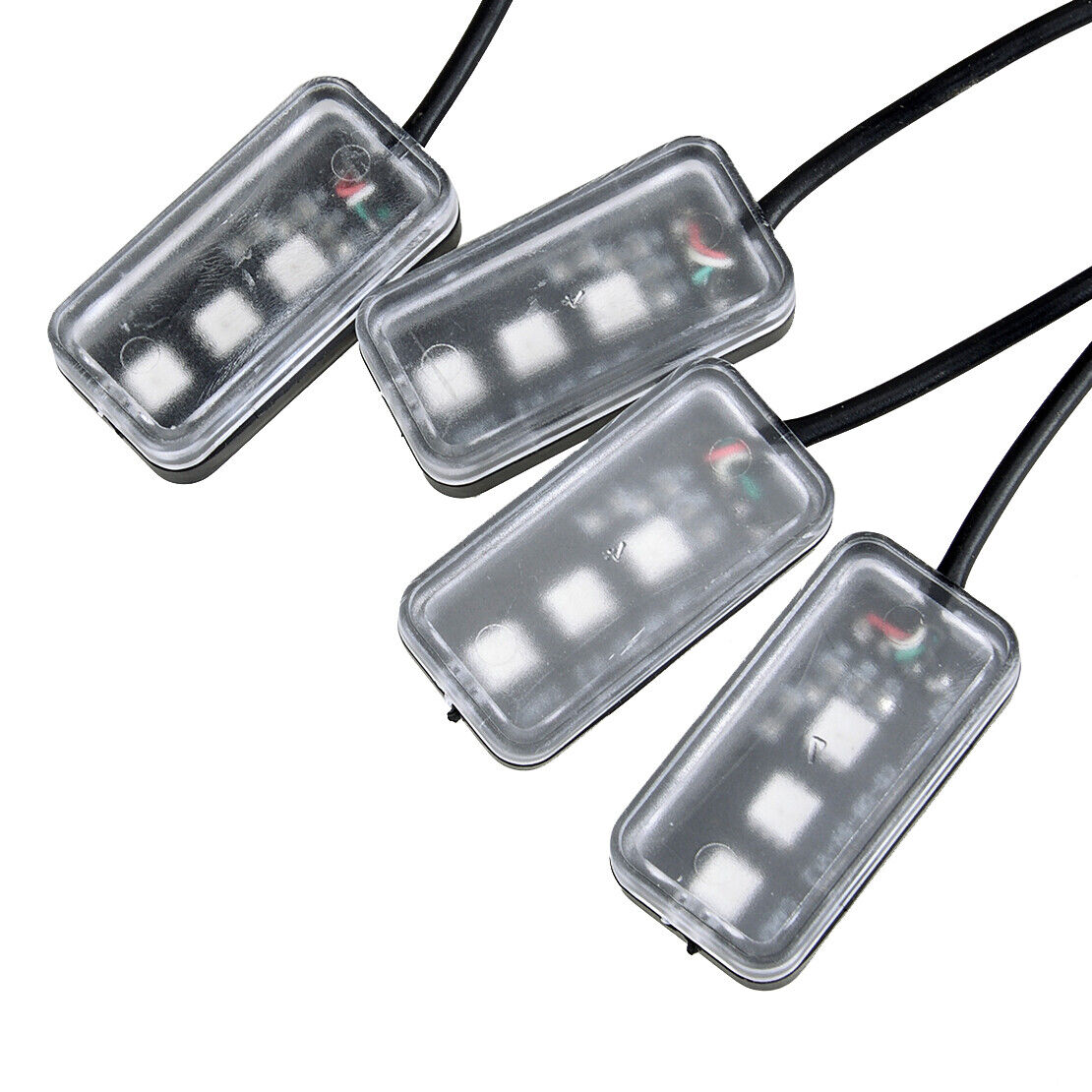 Car RGB USB 12 LED Light Strip Interior Atmosphere Neon Lamp Remote Control Hot