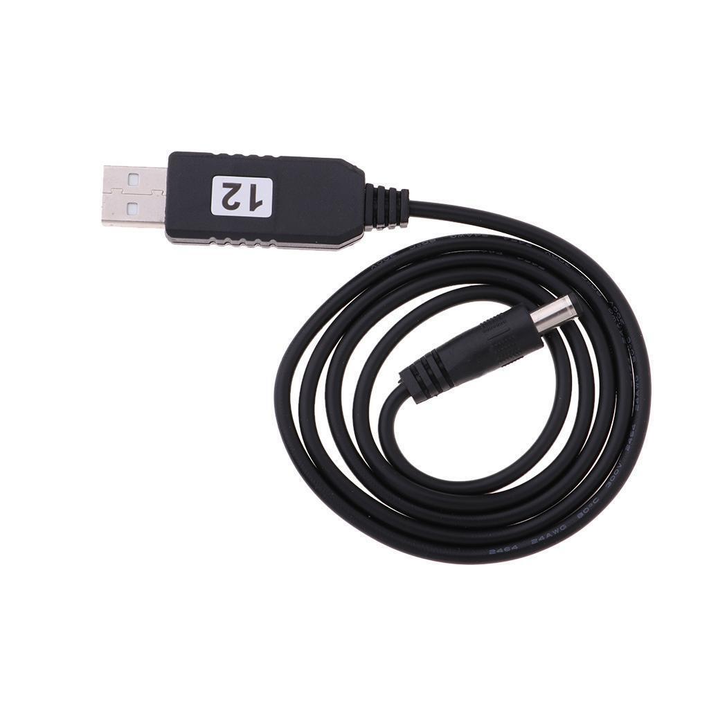 USB   DC   5V   To   12V   5 . 5mm   x   2 . 1mm   DC   Barrel   Male