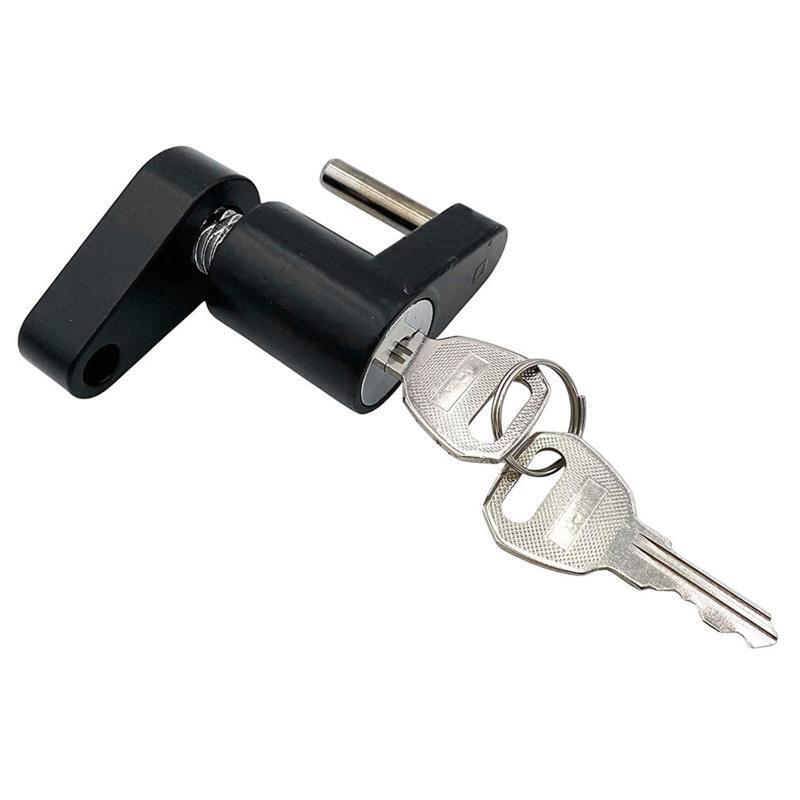 1/4" Trailer Hitch Lock Coupler Tongue Anti Theft Security Travel For Vehicle RV