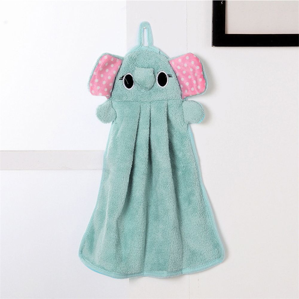 Towel Plush Toddler Soft Hanging Bathing Towel Hand Towel Baby Bath Towels Baby