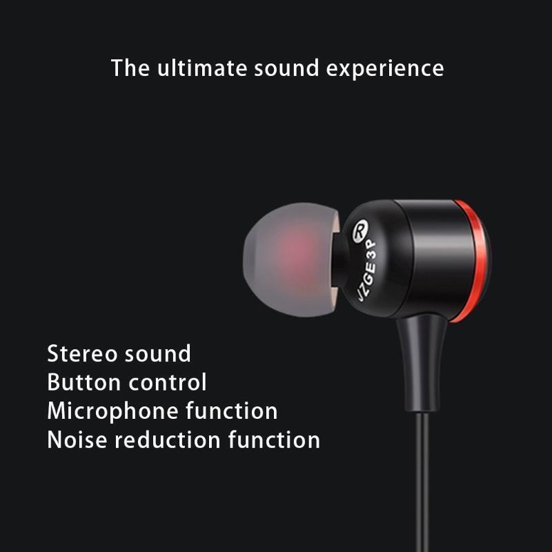Noise Isolating Earphone Wired Headphone with Mic Metal Hifi Sound Earpieces
