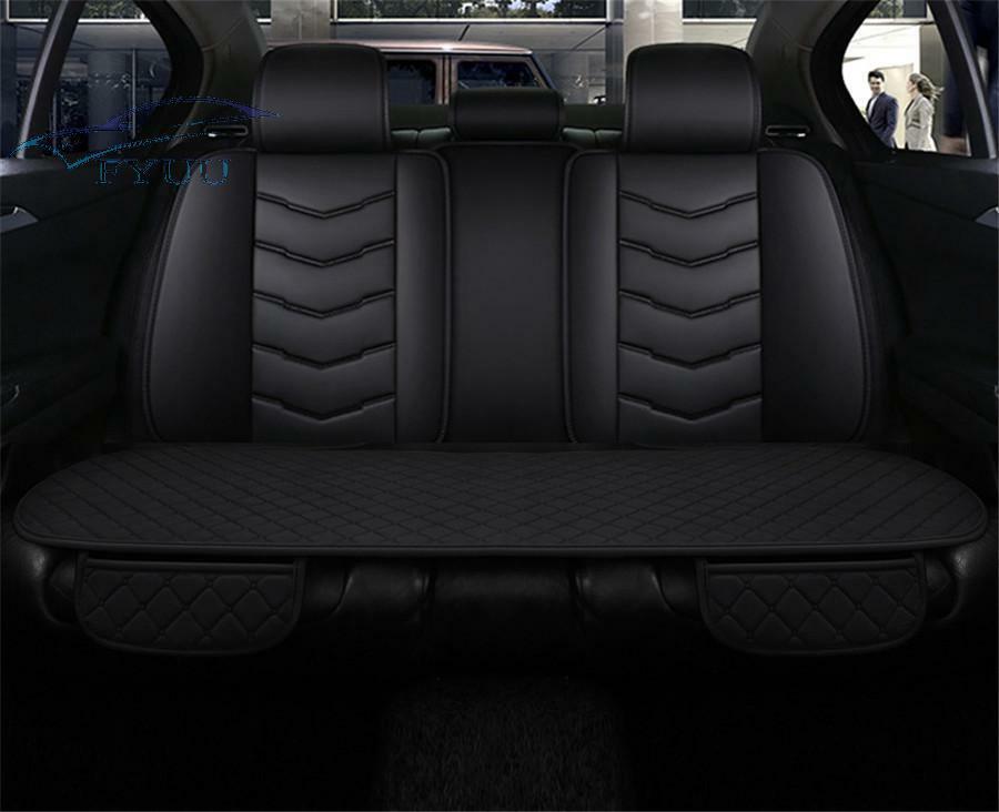 3x Universal Winter Warm Car Front&Rear Short Plush Seat Cover Cushion Protector