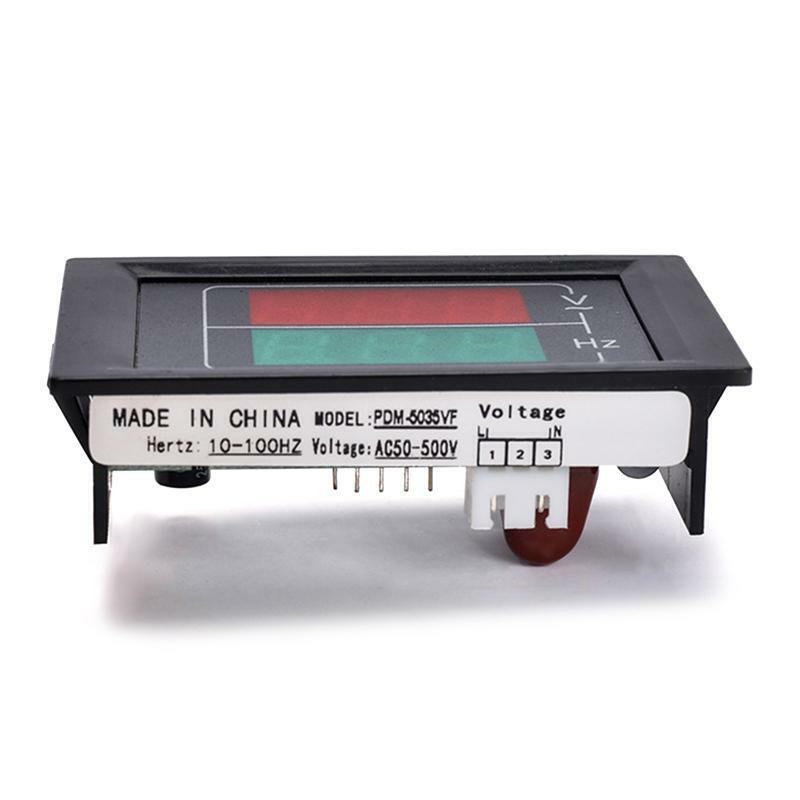 AC Voltmeter with Smart Chip High Precision Frequency Counter Meter for Home