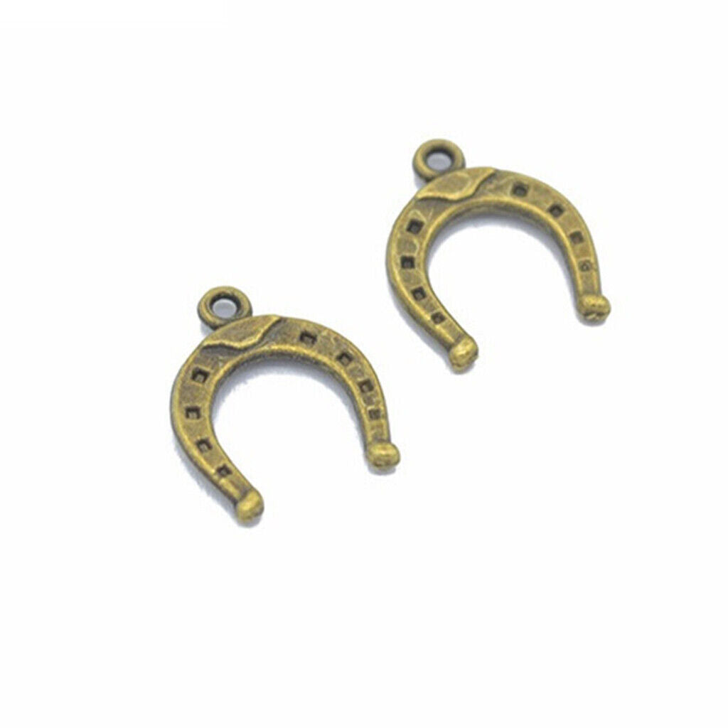 40 Pieces 4    Shape Charms Pendants for Jewelry Making