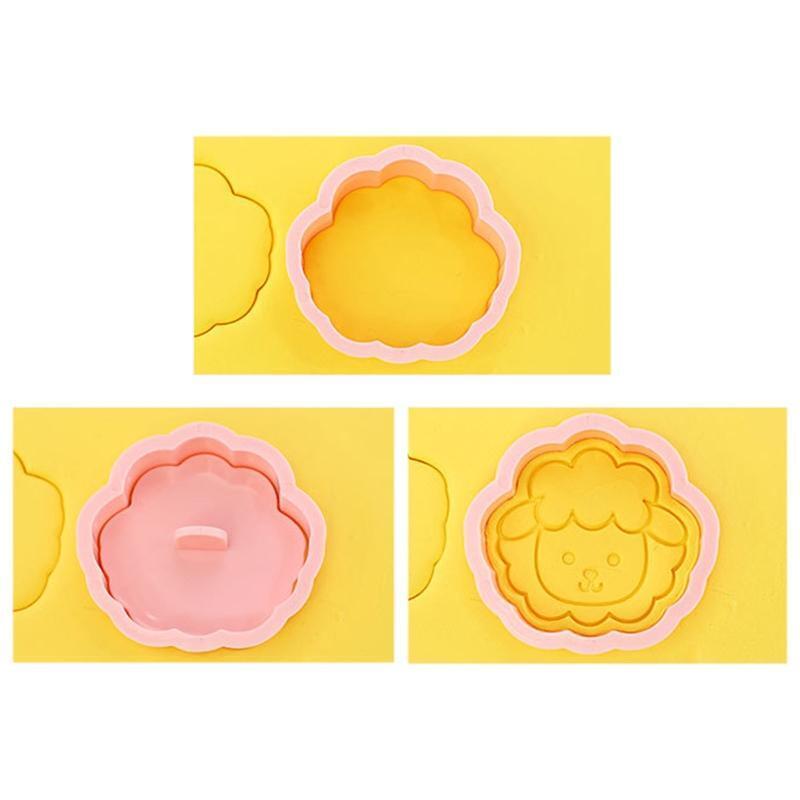 Cookie Mold Dessert Fondant Biscuit Cutter Plastic DIY Cookie Cutter Baking Tool