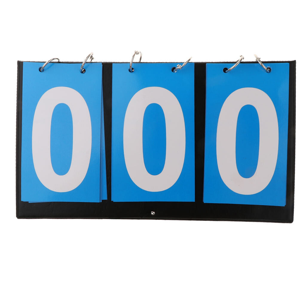 2 Piece 3-Digital Table Top Scoreboard Flipper for Basketball Football