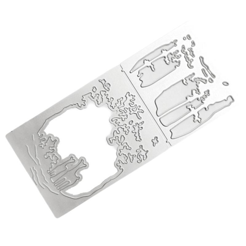 Abstract Cutting Dies Stencil Scrapbooking DIY Album Stamp Paper Card