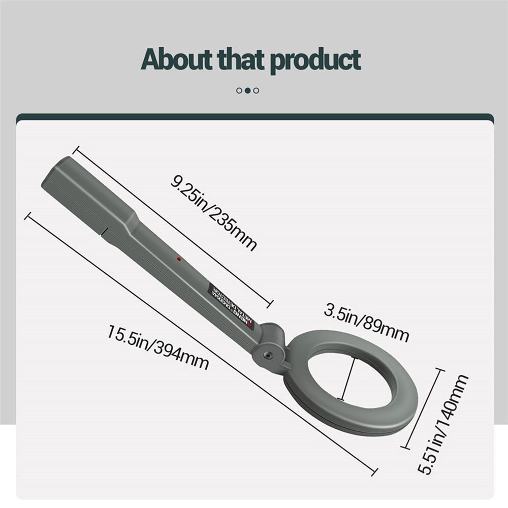 Tracker Pinpointer Metal Detector Alarm Sensitive Search Coil Metal Detect Tool