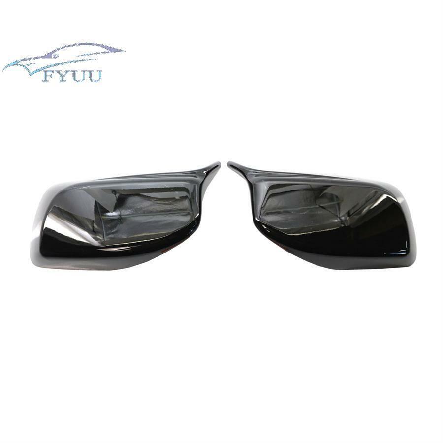 For BMW 5 Series E60 E61 E63 2004-2007 Rear View Mirror Cover Glossy Black