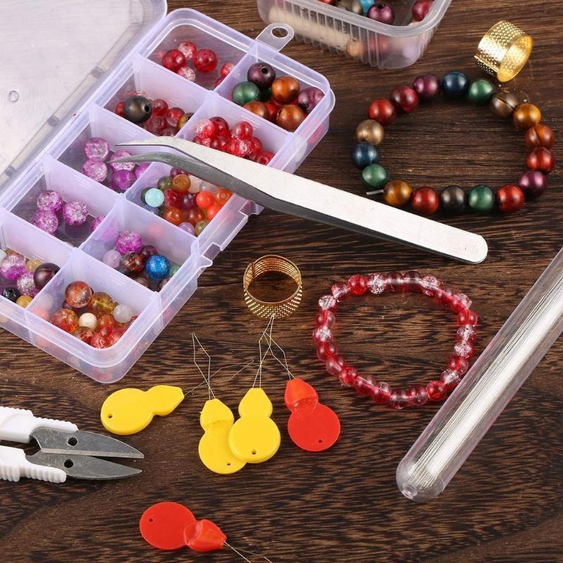 65Pcs  3 Size Extra Fine Thin Beading Embroidery Needles with Needle Threaders