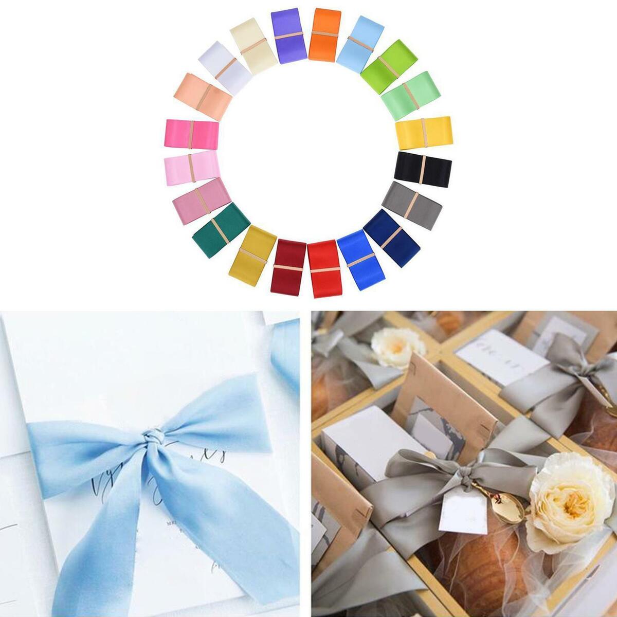 Ribbon Gift Wrapping DIY Material Crafts Making Sewing Party Decoration