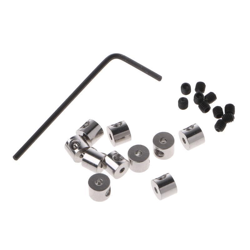 10 Pcs Pin Keepers Pin Safe Locks Pin Backs Clasp Locking Pin with Wrench Tools