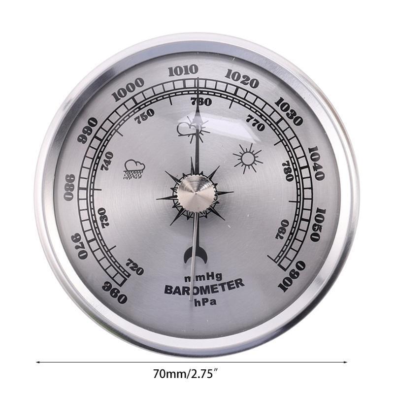 Type Barometer with Thermometer Weather Station Barometric Pressure Measure Tool