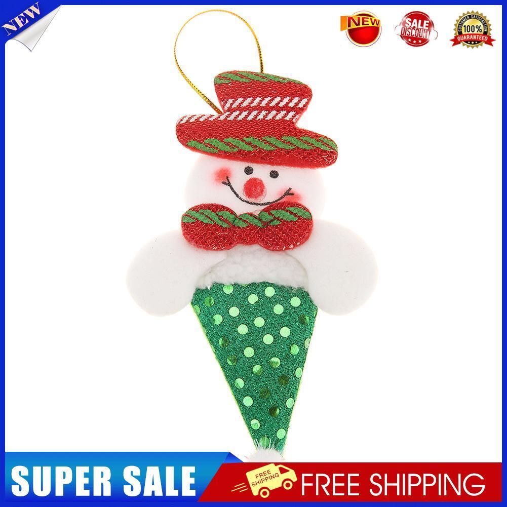 Cute Cartoon Christmas Tree Hanging Ornament Xmas New Year Pendant Decor (2