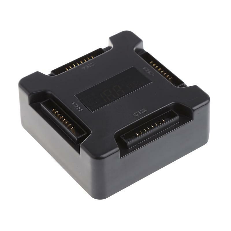 4-In-1 Battery Rapid Charging Charger Hub For D-JI Mavic Pro With LCD Display