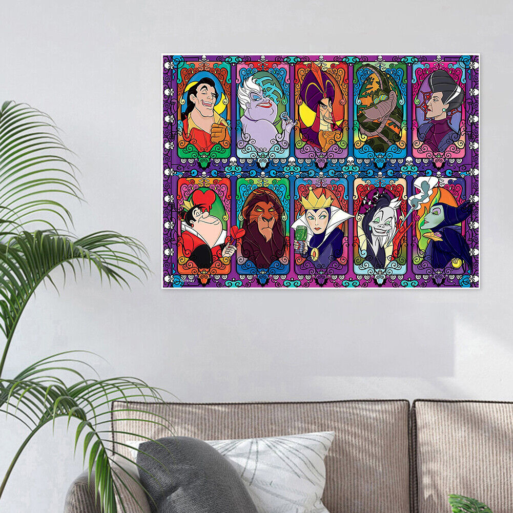 Cartoon Character Full Drill Diamond Painting 5D Mosaic Picture Home Decor
