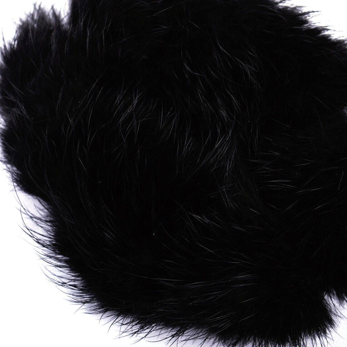 Brown Real Mink Fur Hairband Ponytail Holder Elastic Rope Scrunchie Hair Band Li