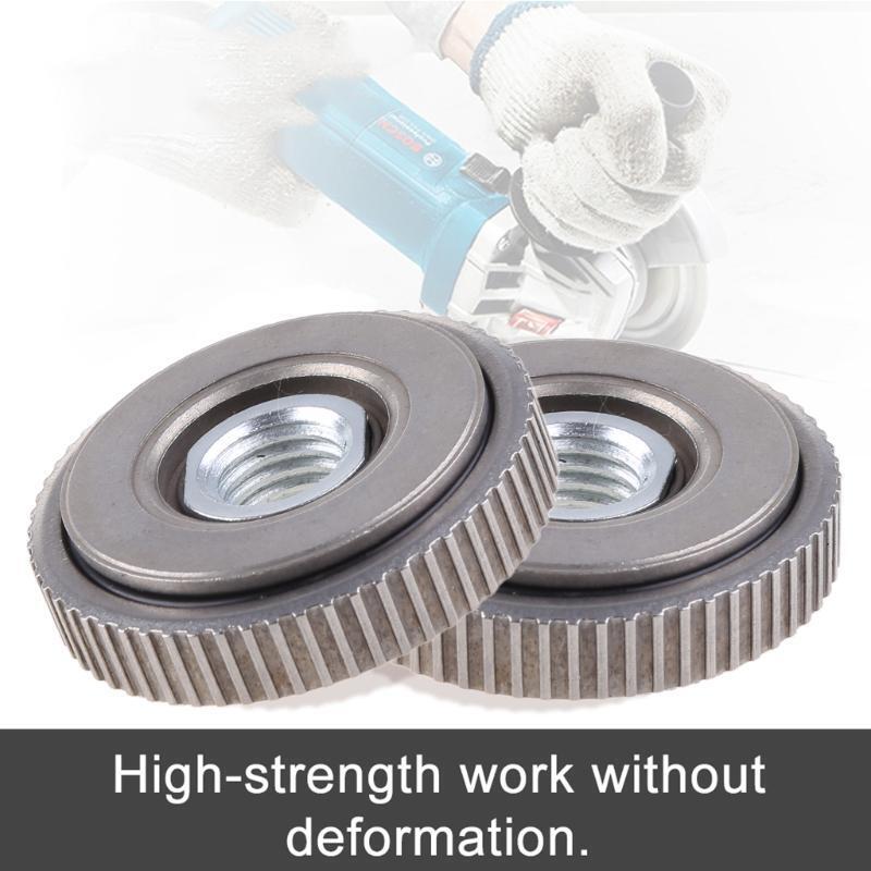 Steel Universal Flange Nut Set Tools M14 Thread Inner Outer Angle Grinder