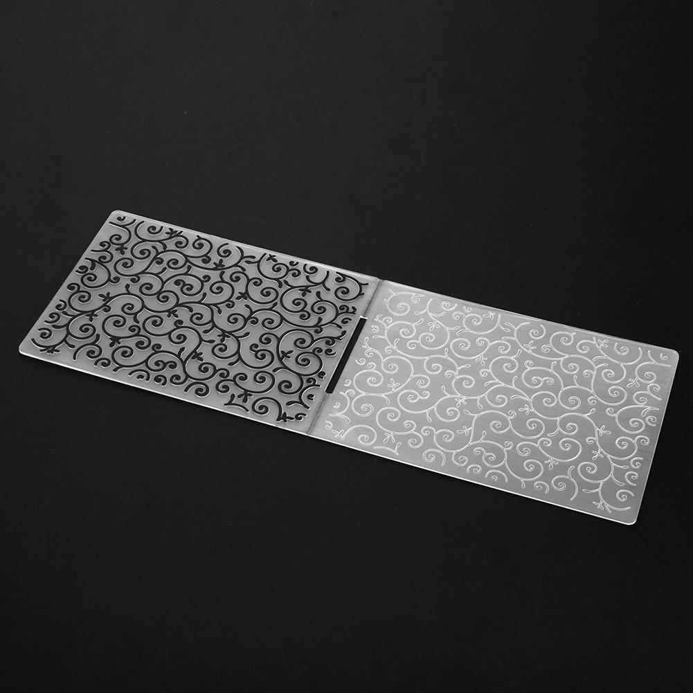 1pc Flower Vine Plastic Embossing Folder Template For Scrapbooking DIY