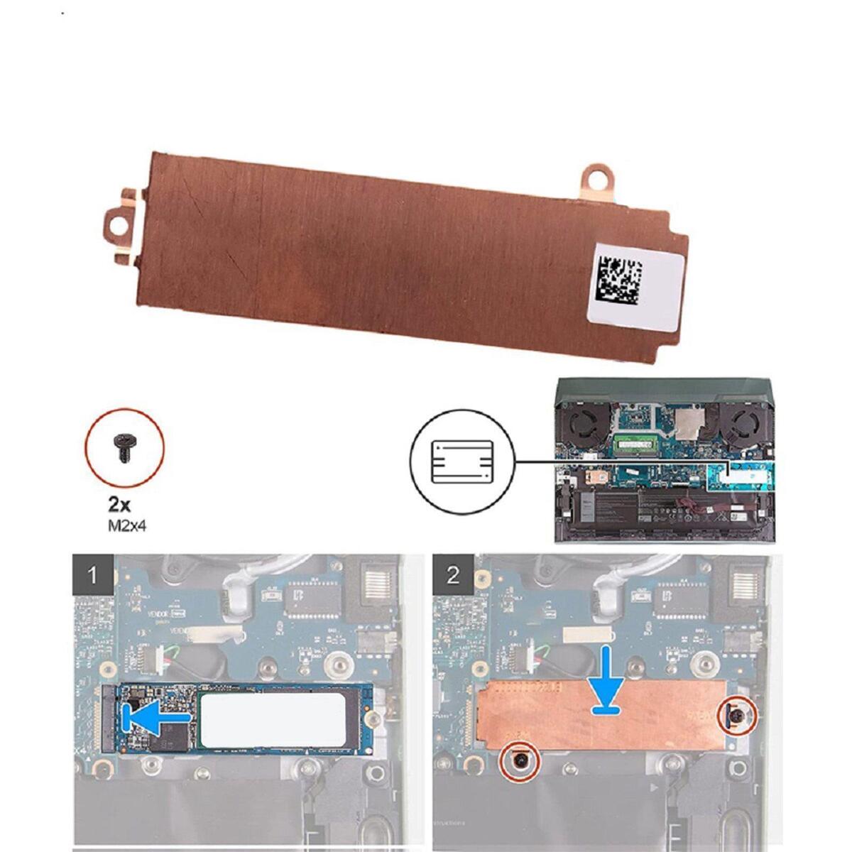 M.2 SSD Hard Drive Heatsink Cover 026Xy1 Solid State Drive Hard Drive Heat Sink