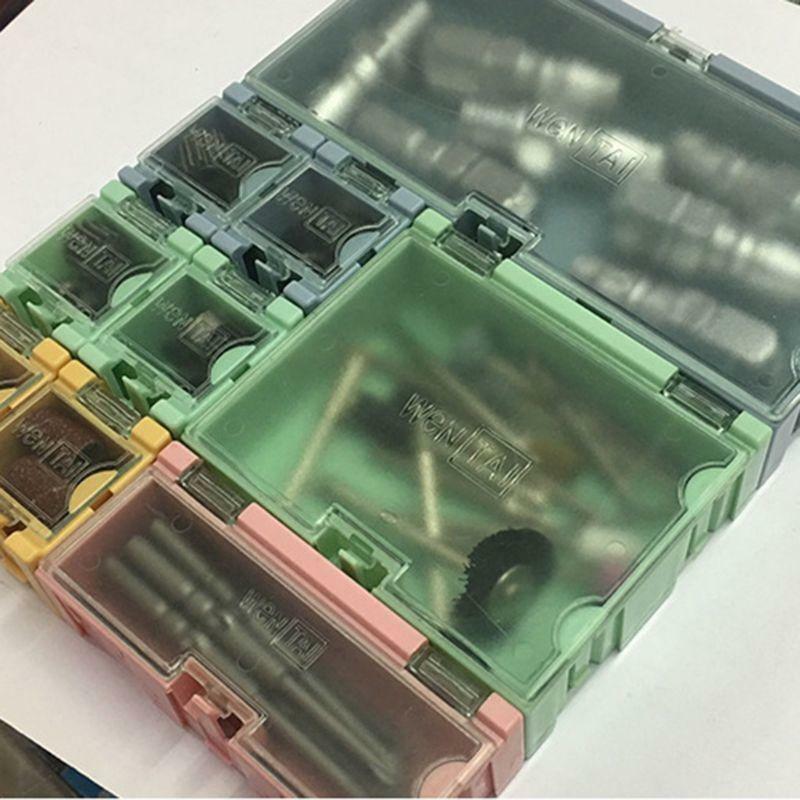 Compact Storage Box Small Container 9-grid Small Items Box Mini Storage Box