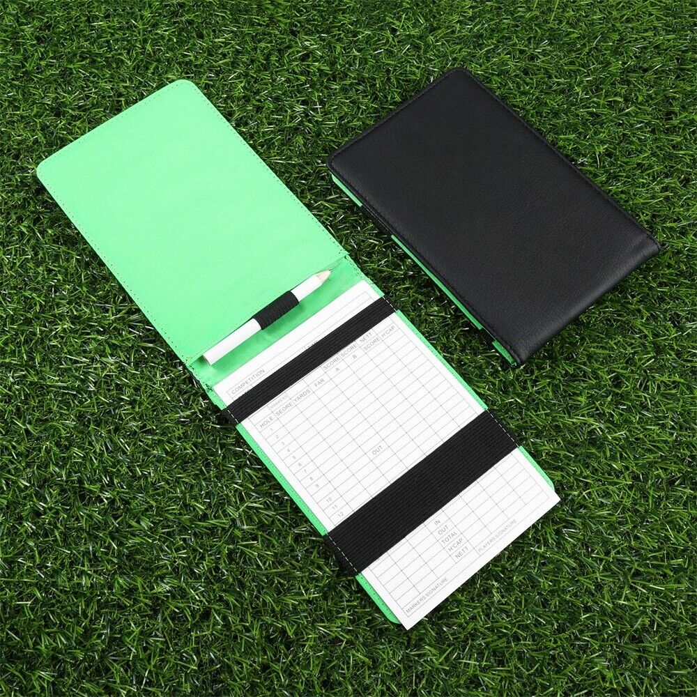 Easy carry Golf Marke Golf Score Card Holder Golf Score Writing Pen Score Marke
