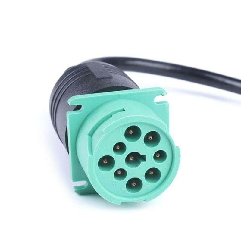 OBD1 to OBD2 Converter Cable J1939 9Pin Male to OBD2 16Pin Male for Automotive