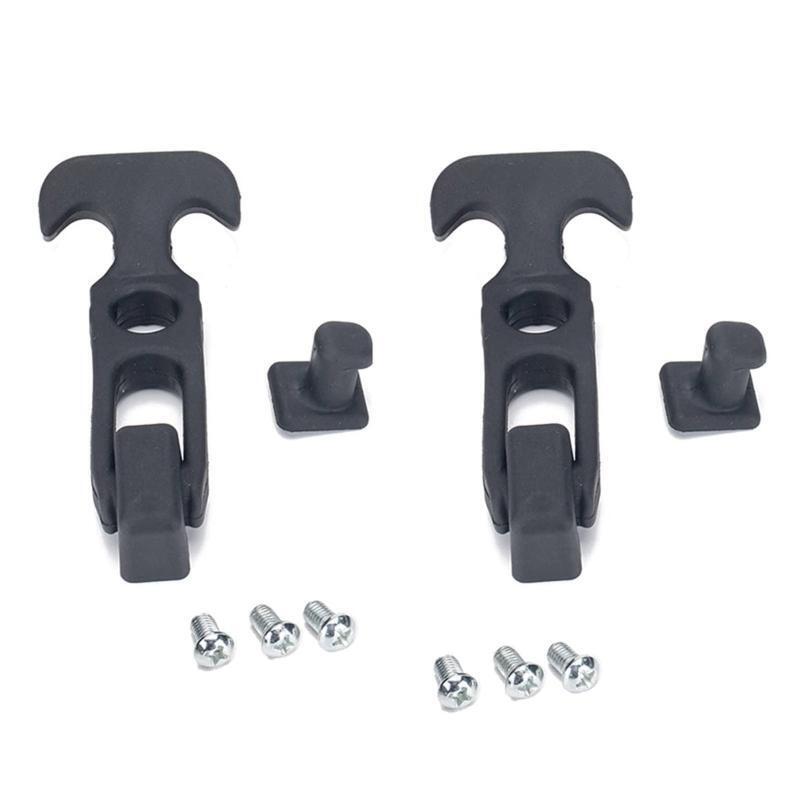 Rubber Flexible Draw Latches with Brackets T-handle Hasp Draw Latch 2 PCS