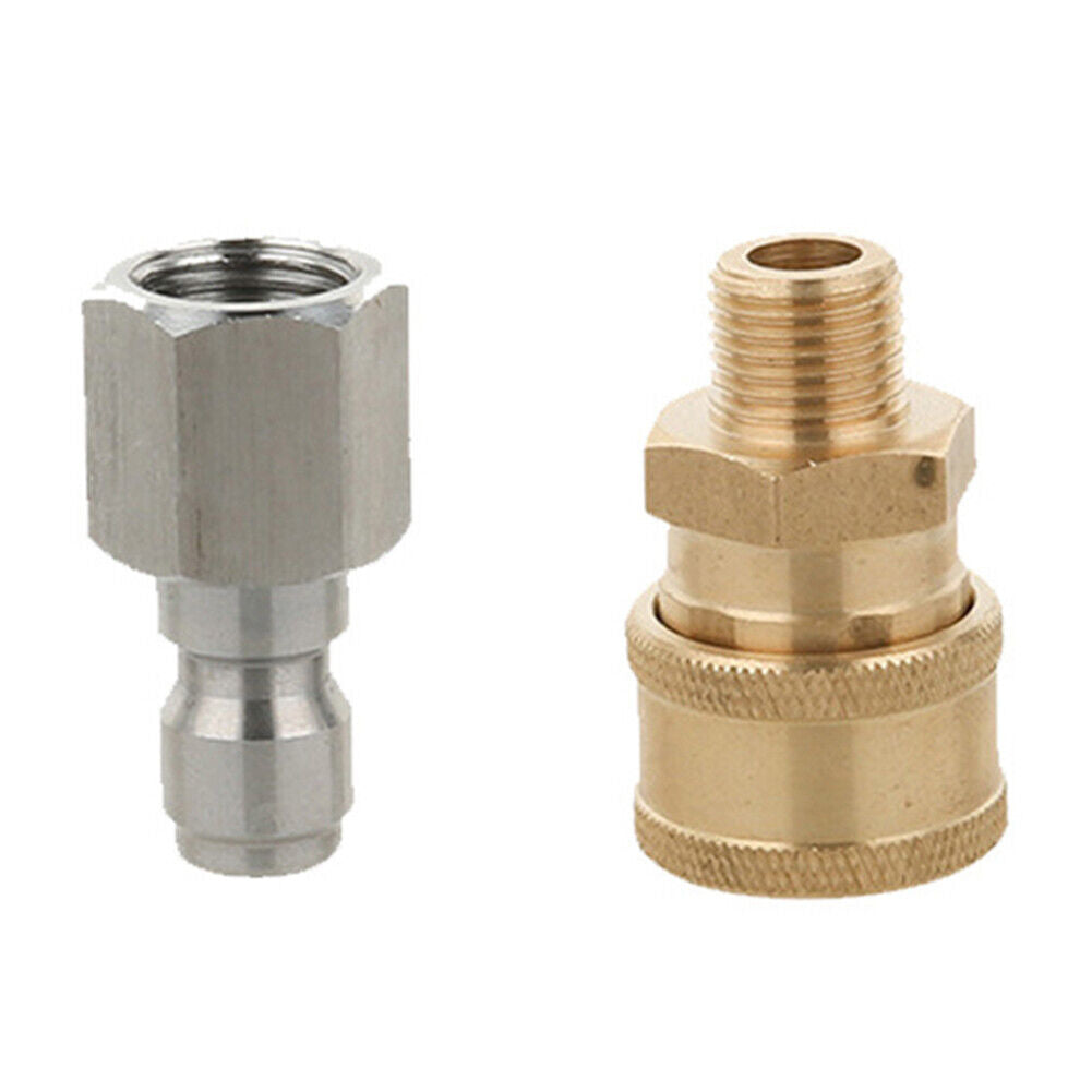 Pressure Washer Adapter Set 1/4 inch Quick Disconnect Kit G1/4 to 1/4 QC