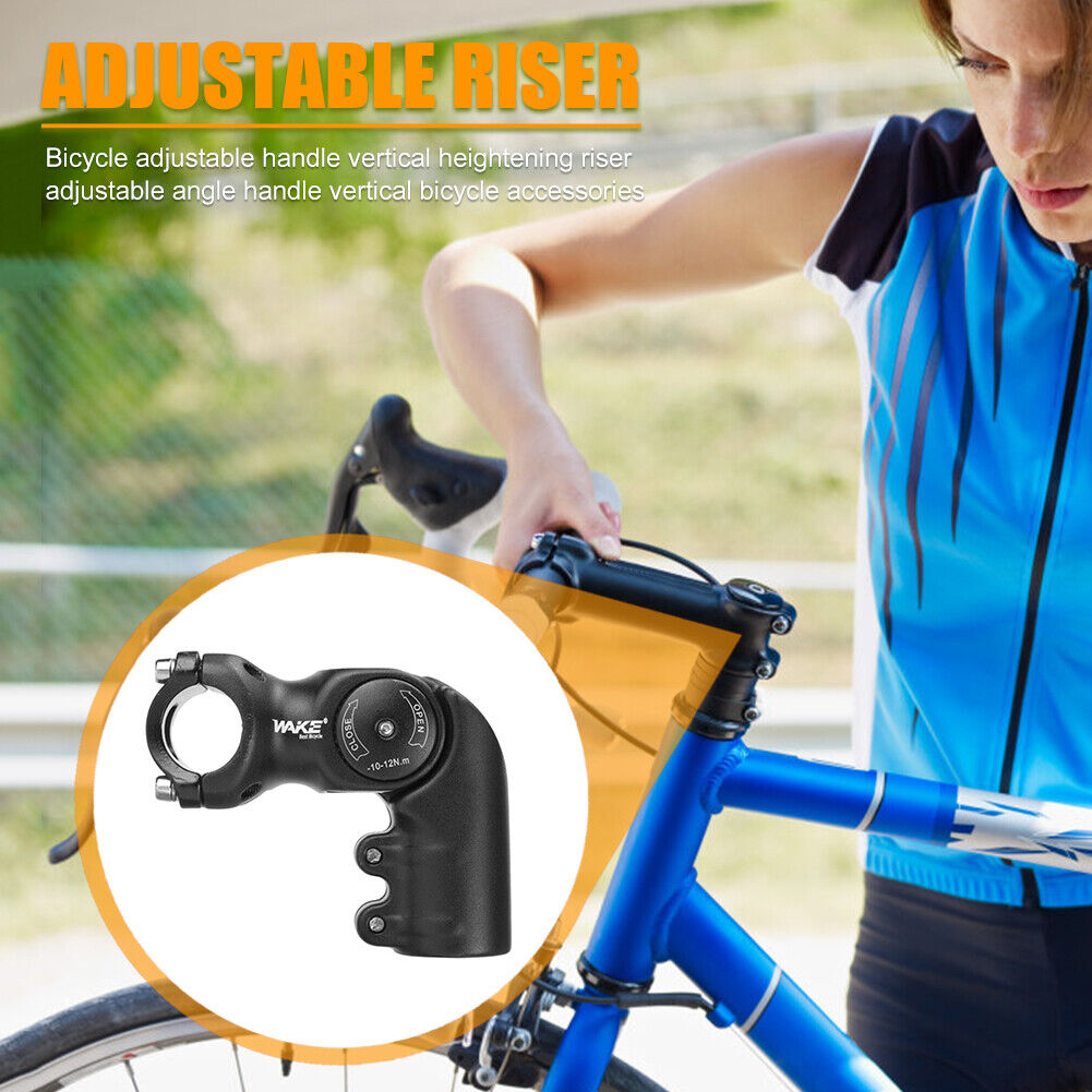 Aluminum MTB Bike Stem Adjustable Bicycle Handlebar Heightening (25.4x70mm)