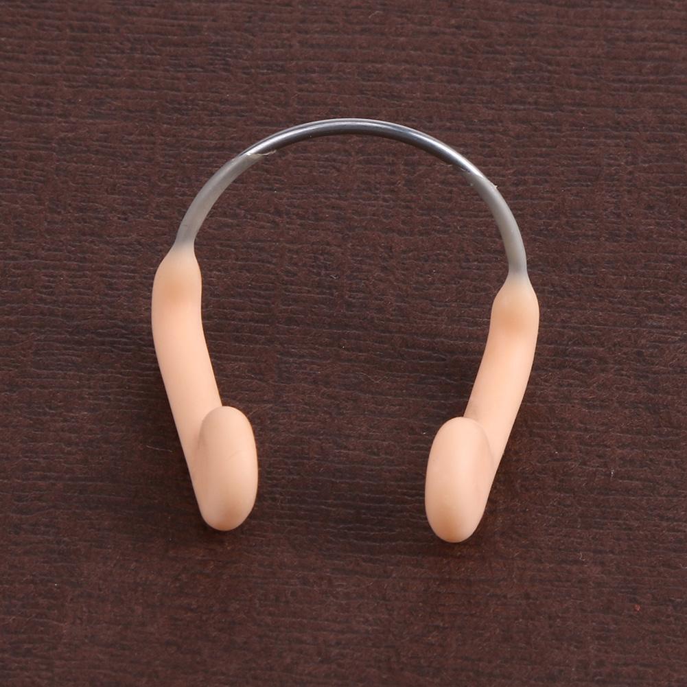Durable No-skid Soft Silicone Steel Wire Nose Clip for Swimming Diving