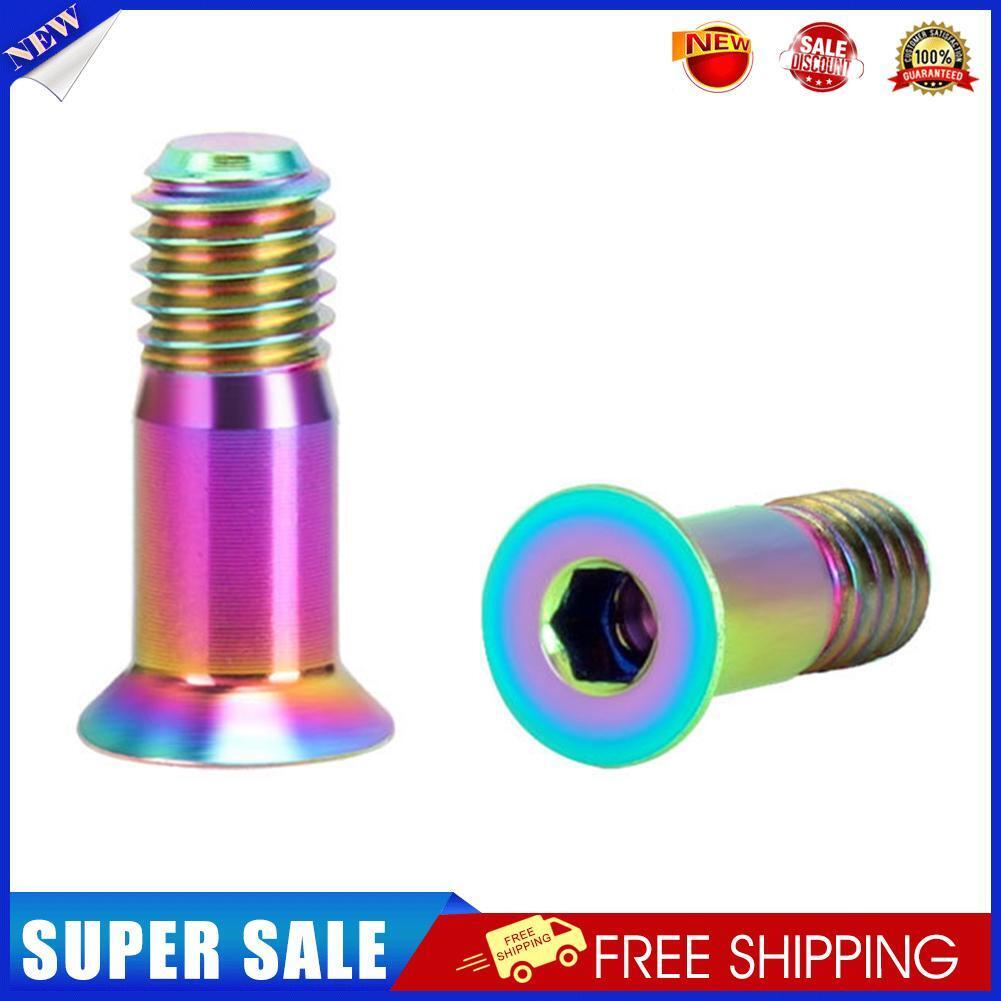 2pcs Allen Head Bike Rear Derailleur Pulley Bolts M5x14.2 (Multicolor)