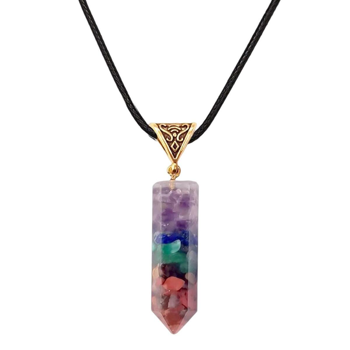 Hexagonal Necklace Spiritual  Conical Shape for  Mom Girlfriend