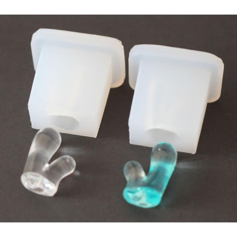 Cute Deer Horn Silicone Mold for Making Barrettes Antler Hair Clips Epoxy Mold