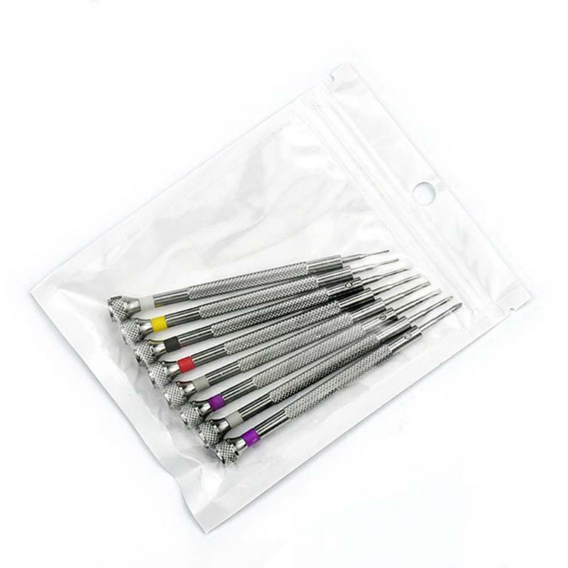 Micro Precision Jewelry Screwdriver Set Flat/Cross 0.6-1.6 mm Screwdriver Kit