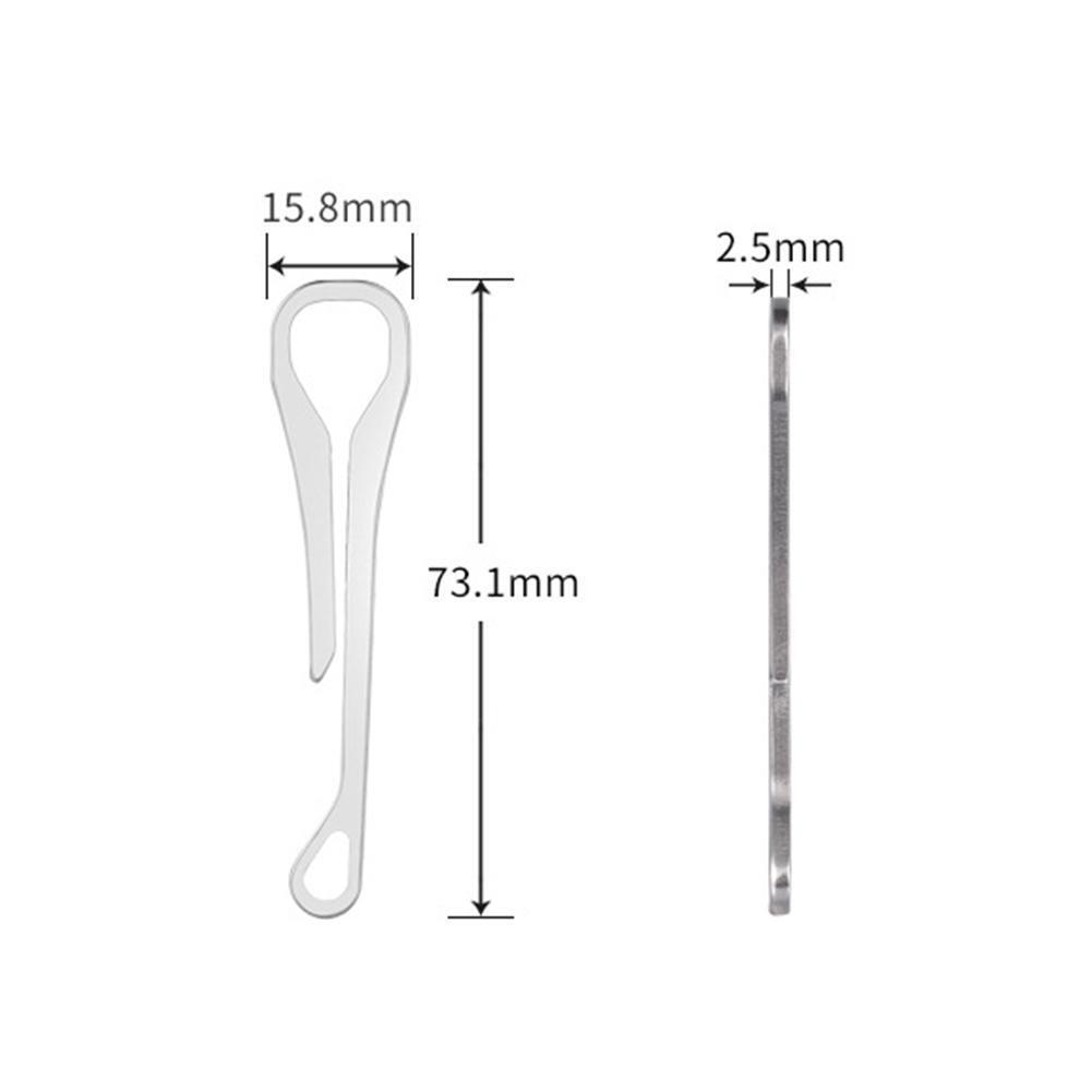Portable Pocket Hanging Keychain Buckle for Backpack Outdoor Camping Tools