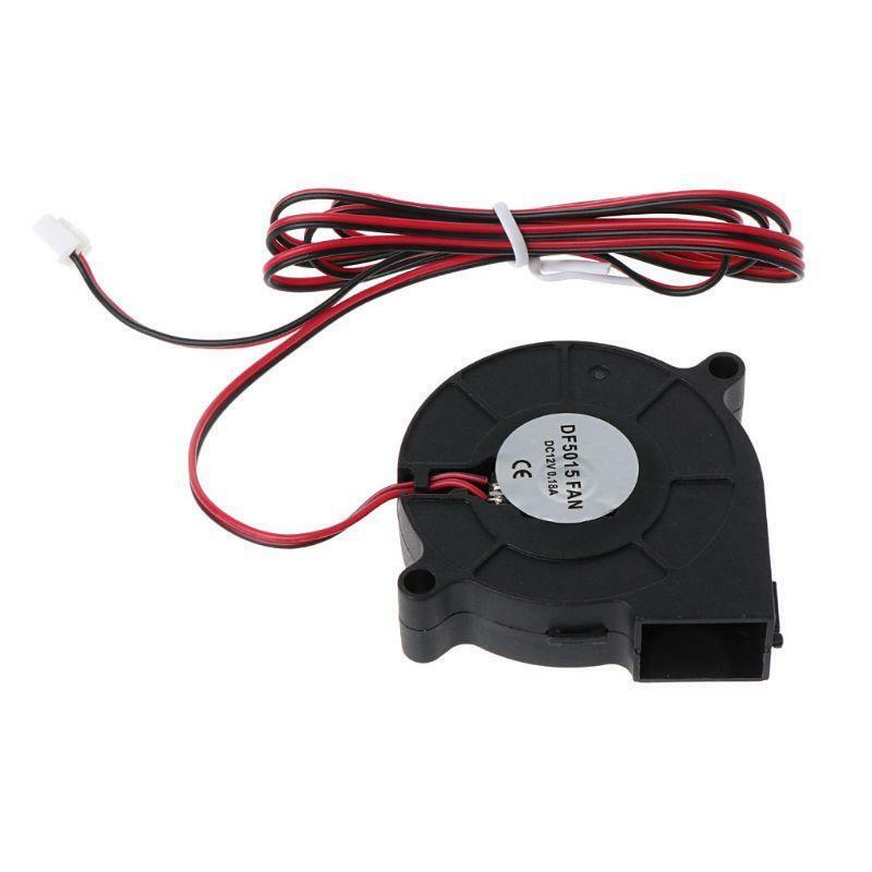 50 x 15mm Blower Fan 12V 5015 Oil Bearing Brushless Hotend Extruder Cooling Fan