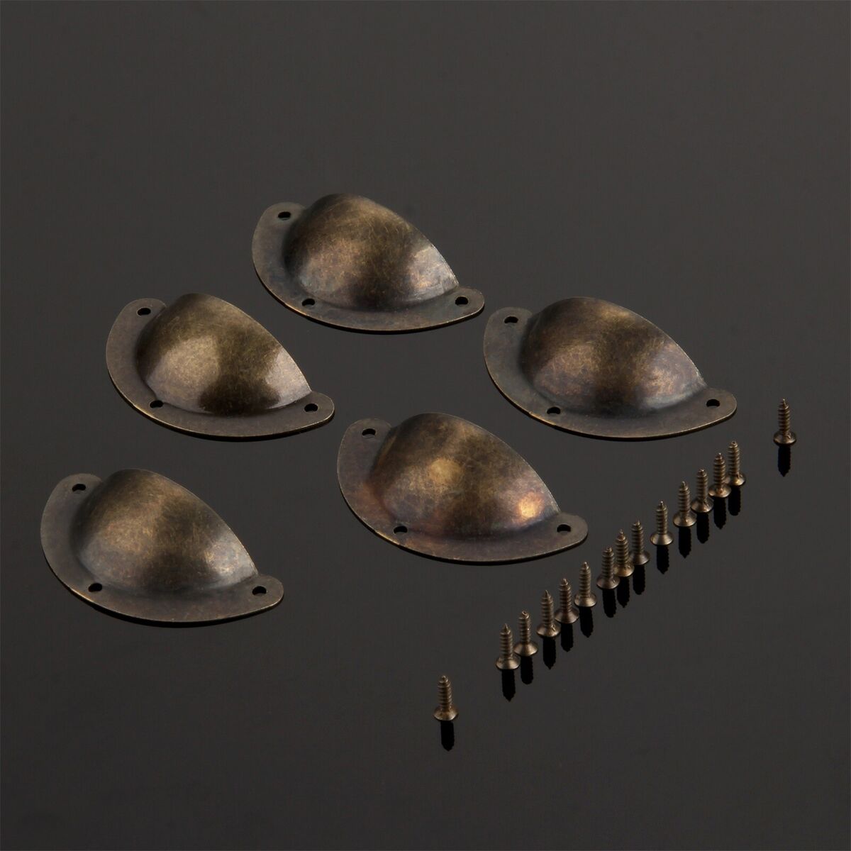 5x Creative Door Pulls Handle Drawer Wardrobe Cupboard Cabinet Bin Shell Knobs